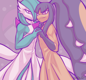 Male Gardevoir and Mawile