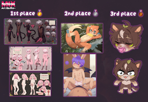 Monthly art raffle 💕😈