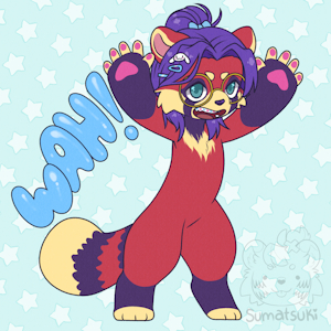 Red pandas go wah