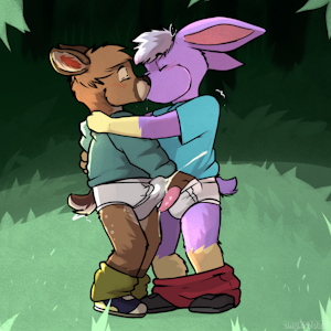 YCH - kissing :3
