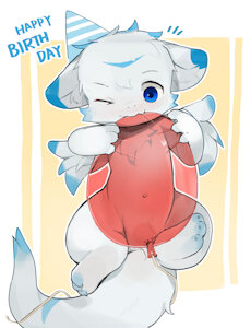Birthday dragon