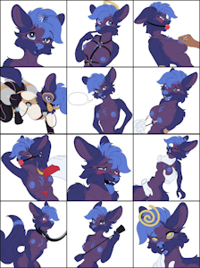Stickers for Nightfox