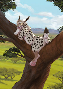 Resting on a tree - by Malaika4