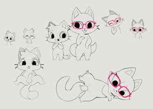 Gamercat sketches