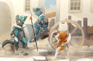 Checking out the pawdventurers
