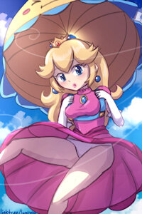 Peach With Perry The Parachute