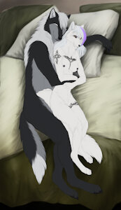 Cuddle-time - by Skullsbesan