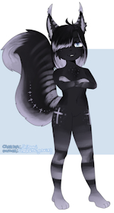 Gothic Squirrel adoptable {closed}