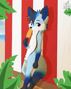 Popsicle at the Beach