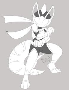 Femboy Warrior Special Commission - Aosame