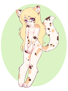 a innocent pose