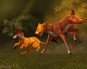 Simba and Bambi