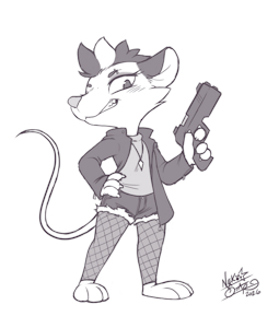 Evil Opossum Pilot [C]