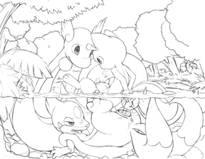 Pokegirls cooling off