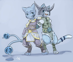 Two brave champions