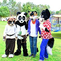 Fursuiting in Parque Metropolitano