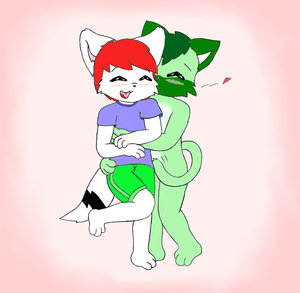 Kiss-Tickle Attack! >w<