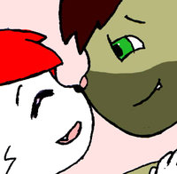 Rubbing noses! ^w^ <3
