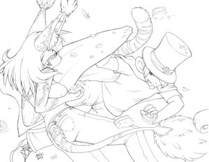 Commission - Cake Fight!
