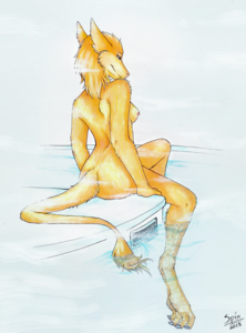 Commission - Golden Hourglass