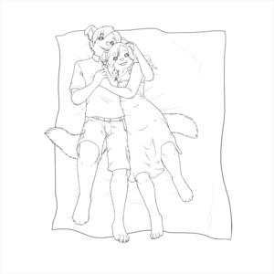 Commission - Under the Stars (Ink)