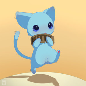 Lookie my kitty twitchy 