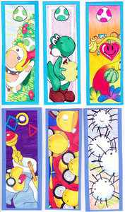 Yoshi's Island/Story Themed Bookmarks