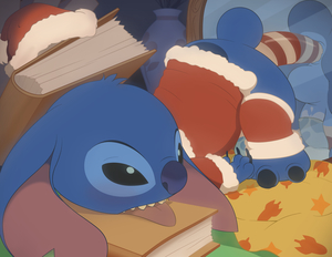 Stitch condom trained