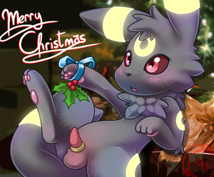 Umbreon Christmas Card