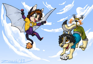 Lizheru flying 
