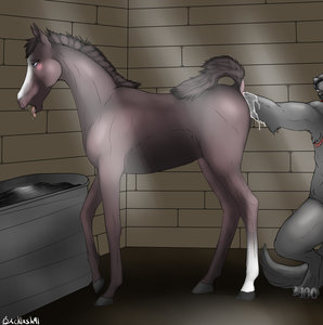 Fistable foal.