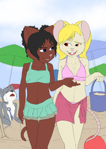 Irene and Tanya WIP