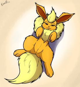 Flareon Sunbathing