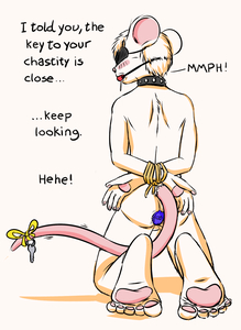 Key To Your Chastity (art + mini story)