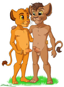 Simba's new friend 