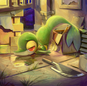 poor snivy fapps in box