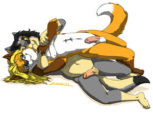 Wrestling nude
