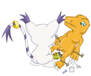 Agumon gets his deserved punishment.