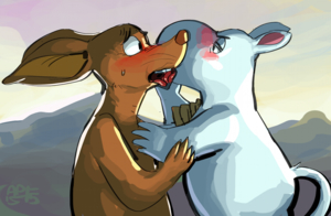 "I'm yours, Sniff"