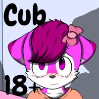 Embarrassed cub: Daddy's little 'girl'