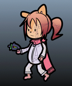 rad girl animation