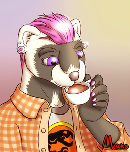 Hipster Ferret (art)
