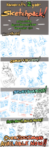Now Available, Hundreds of Sketches From the Past Couple of Years!