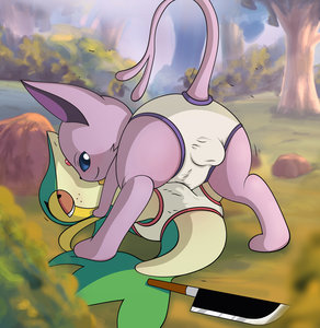 Niko & Snivy (-) pee