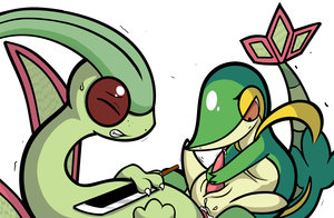 snivy makes flygon cum