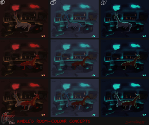 Kindle's Room Color Concepts