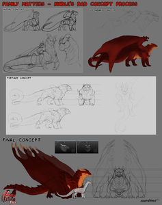 Kindle's Dad Concept Art