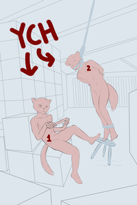 Alphabet of Kinks YCH: Hanging (art auction)