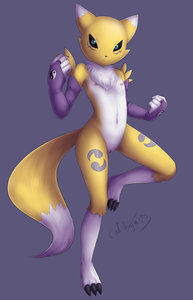 Renamon attacking