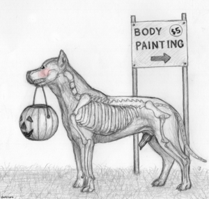 All his bones